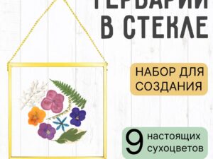 Набор для создания гербария в стекле